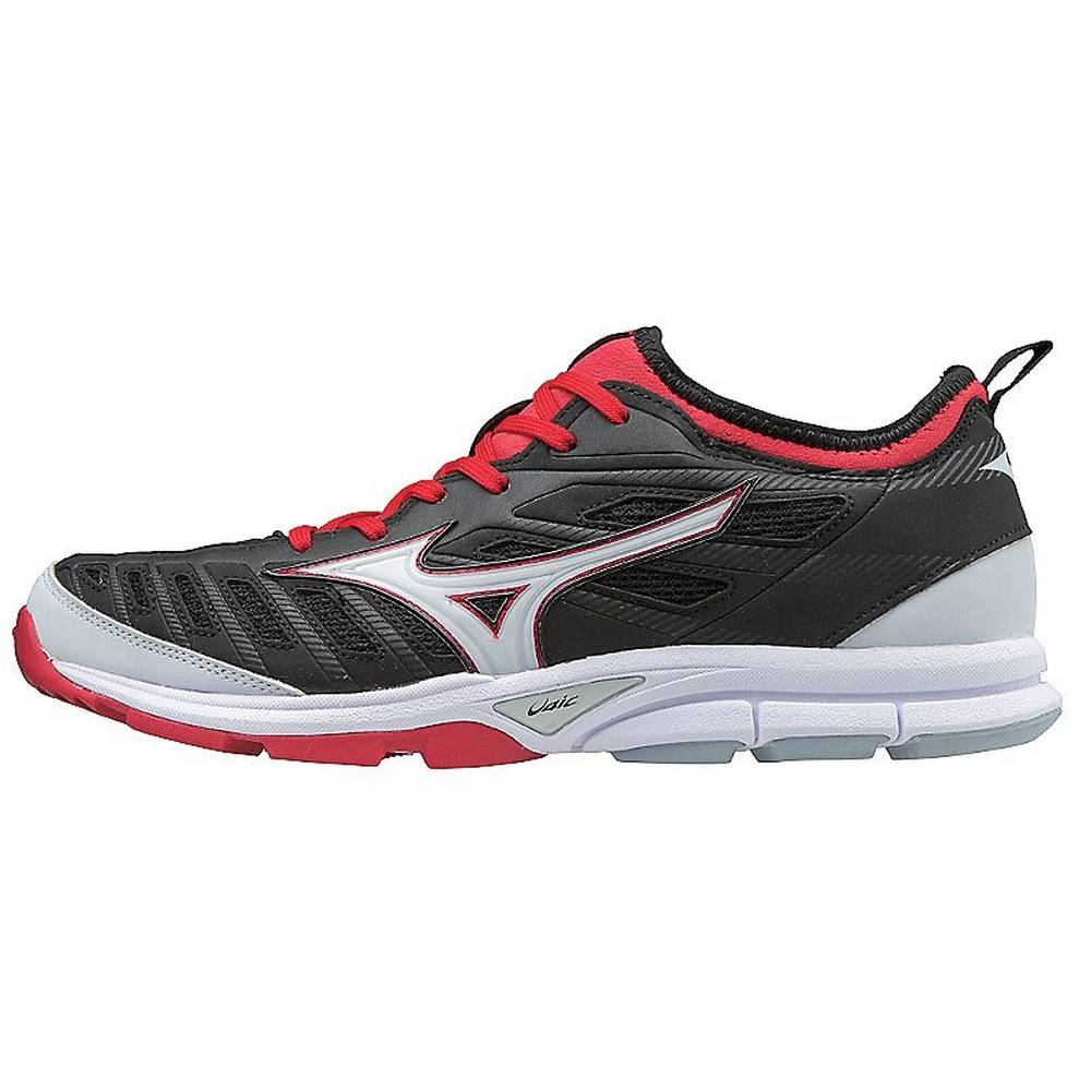 Mizuno Player’s Trainer 2 Turf Férfi Baseball Cipő Fekete/Piros PYM793480